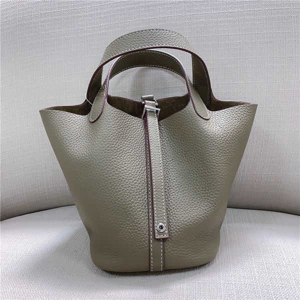 

new vegetable basket, handbag, high end leather, women's bag, bucket bag
