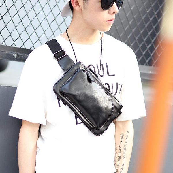 

cross body men's waist bag chest diagonal casual small slung mobile phone shoulder