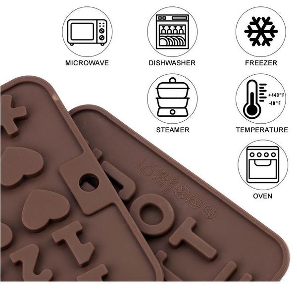 

5pcs/set diy chocolate sile mold alphabet capital letters number cake decoration tools chocolate mold baki qylsrg