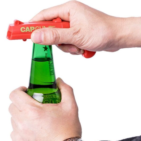 

bottle bottles gun beer opener cap open capgun shape creative drink opening shooter bar outdoor celebration tools