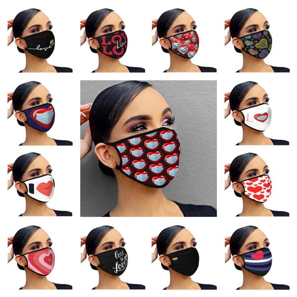 

valentine's day gifts fashion face masks women girls designer fashion face mask cotton anti dust protective mouth covering cover e12160