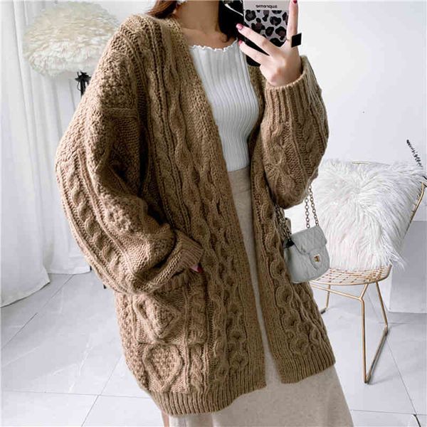 

women's sweaters [eam] red brief big size knitting cardigan sweater loose fit v-neck long sleeve women fashion autumn winter 2022 1y200, White;black