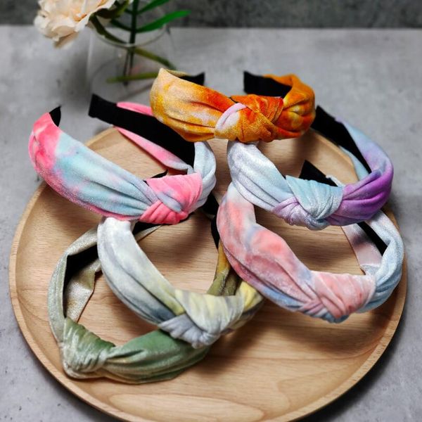 

europe and america sell headband high grade wide edge cloth art knot hair hoop fashion letters velvet charm women hair accessories, Silver