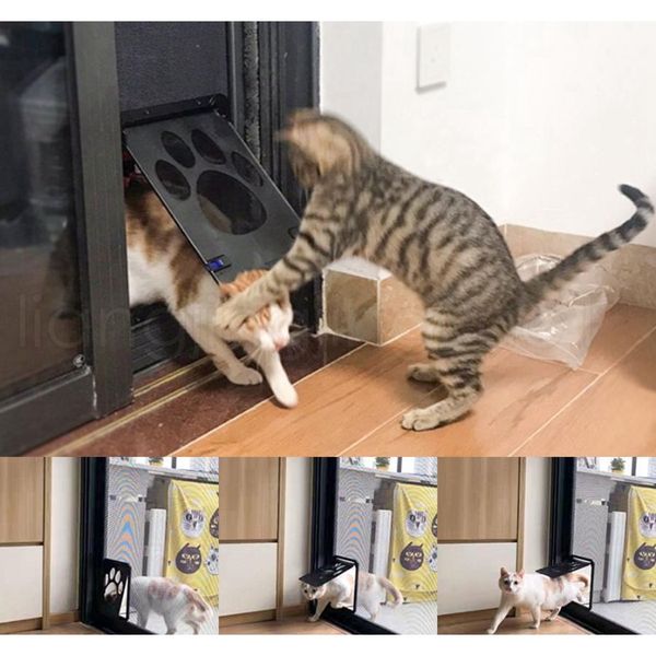 

pet supplies paw shape print anti-bite small doggie dogs cat door for window screen cat furniture sqcqqd homes2007