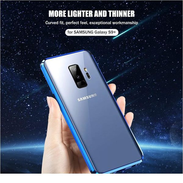 

360 protective privacy magnetic glass case for samsung galaxy s8 s9 s10 s20 plus note 20 10 9 8 ultr bbywbl