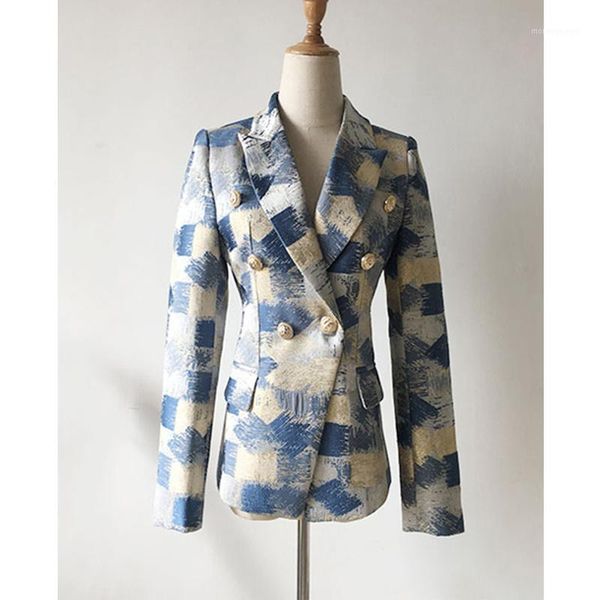 

women's suits & blazers contrast color stitching slim suit jacket female 2021 spring fashion commute wild double-breasted small women1, White;black