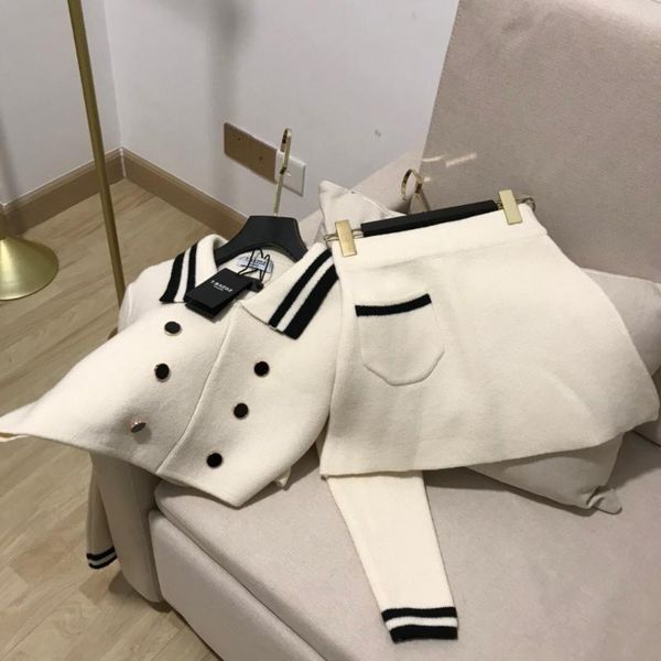 

mimi fragrant style retro french woolen suit women autumn fashion leisure temperament long sleeve sweet, Gray