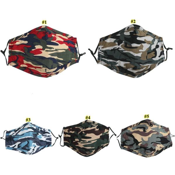 

earloop mask adjustable camouflage respirator anti dust mouth muffle washable reusable camo face masks kh691