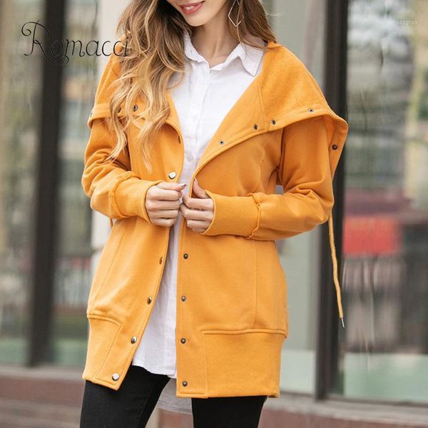 

fashion women shawl coat solid open front drawstring press stud long sleeves casual overcoat coat sweatshirts outwear 20201, Black;brown