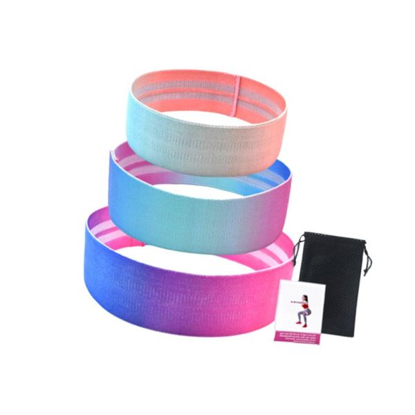

resistance bands 3pcs hip elastic band bulifting anti active squats loop booty builder for exercise