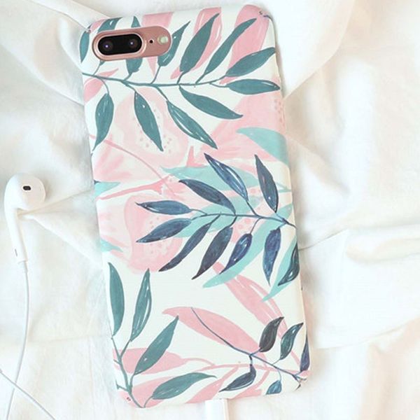 

korean style creation personalized leaf case mobile phone protective cover shell case