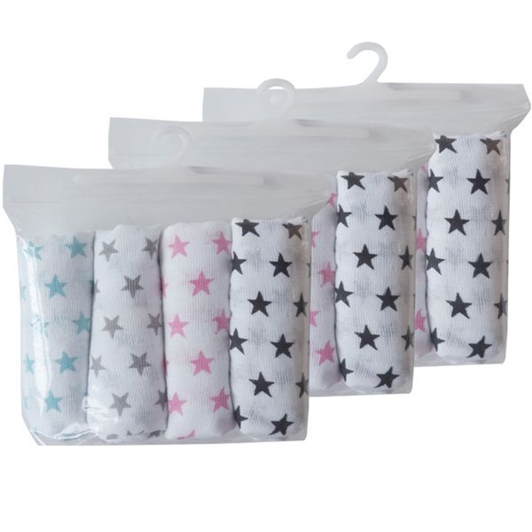 

4 pieces newborn muslin diapers baby cotton nappy reusable diapers repeated use gauze cloth nappies 70*70 cm lj201026