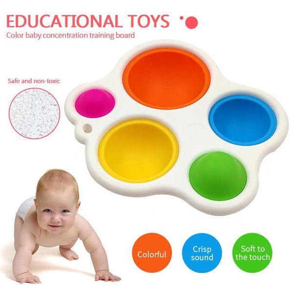 

dhl baby sensory simple dimple toys and gifts child funny anti-stress pop it fidget reliver stress push bubble fidget sensory