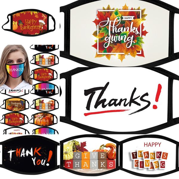 

uq9xgu factory price happy thanks giving face designer mask men women thank you day dustproof washable cotton mouth masks carto 5 n