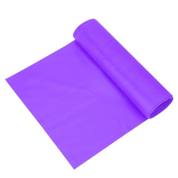 

anti deformation elastic stretch 2m yoga strap resistance band fitness exercise workout belt accessory purple color