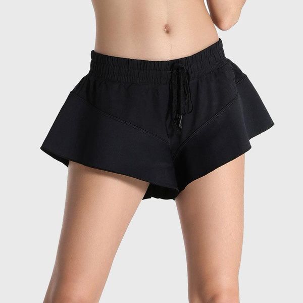 

nwt 2021 women summer sport running shorts tennis skirt quick dry elastic waist two pieces fitness gym shorts, White;red