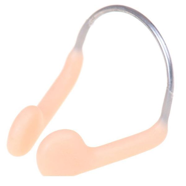 

soft sile steel wire nose clip durable no-skid for swimming diving water sports nose clip skin color swimming acc sqcsgr