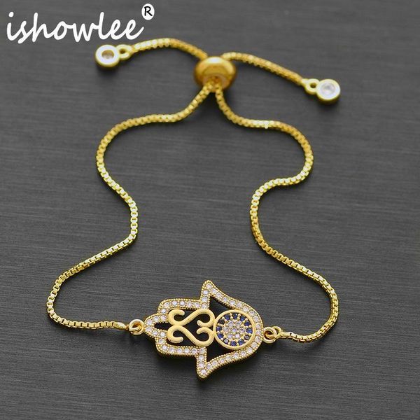 

hand bracelet ishowlee lucky charm big with hamsa stones turkish eye crystal chain bracelets jwelry for women turk jewelry slb23