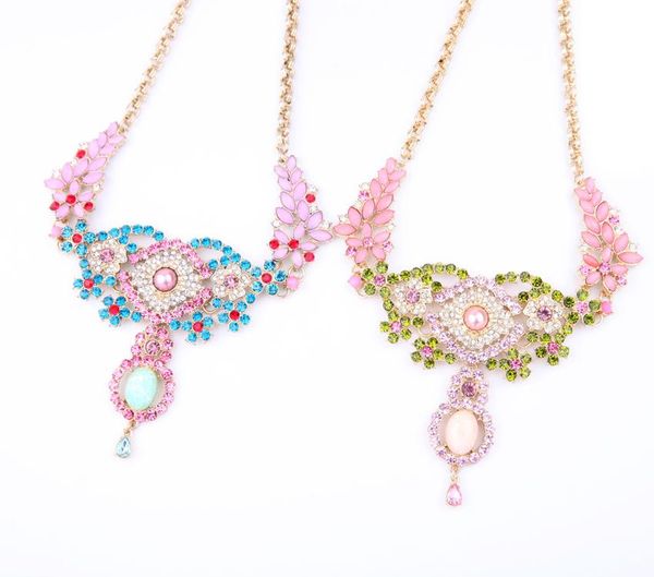 

pendant necklaces fashion women jewelry romantic cute necklace for girls wedding elegant crystal choker&pendant female accessories, Silver