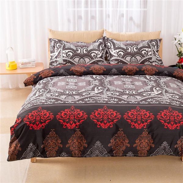 

bedding sets bohemian floral duvet cover set usa  double twin single size set1