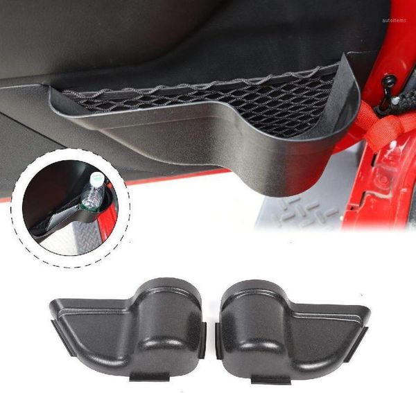 

2 pack door pocket front door side insert storage pockets tray organizer box for wrangler jk 2011-2020 car accessories1