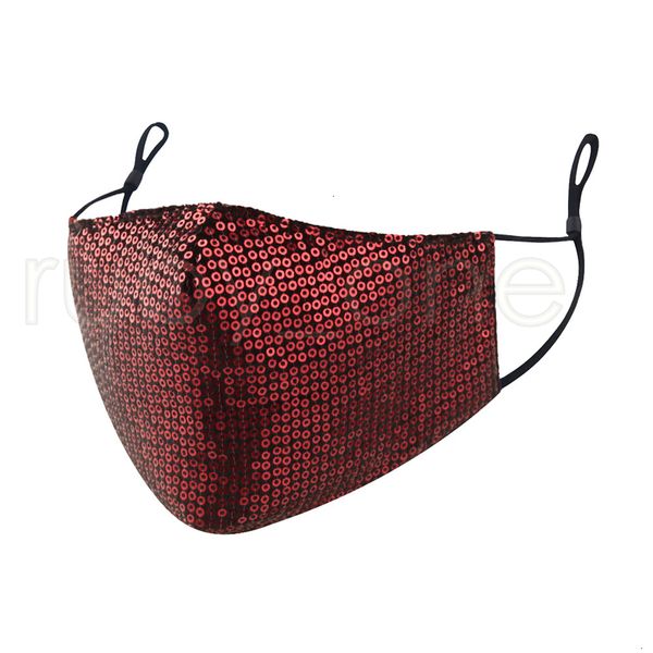

fashion bling sequins dustproof mouth masks factory designer anti dust washable reusable face mask rra3436 9 p8wgw
