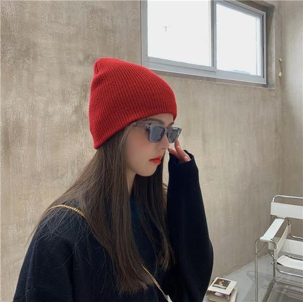 

winter hats for women 2020 autumn winter and autumn hat female caps solid warm ear protection cap, Blue;gray