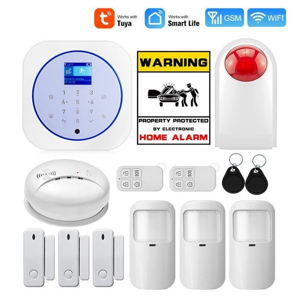 

towode tuya wifi wireless alarm systems g12 security alarm color 11 languages switch smart home security system1