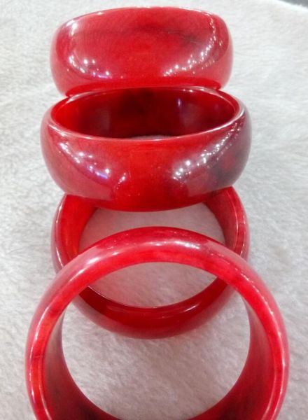 

natural red jade chinese bangle bracelet 58-60mm 100% m0068, Black
