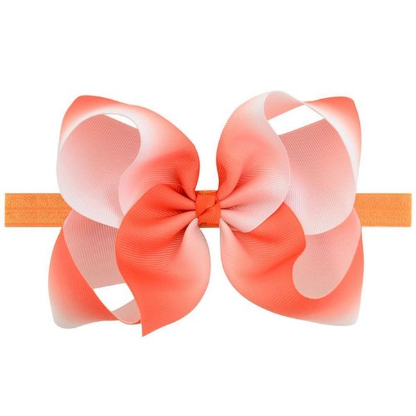 

1piece 6'' colorful rainbow grosgrain ribbon bow headband kids triangle arrow headwear boutique hair accessories 786 q sqcnru