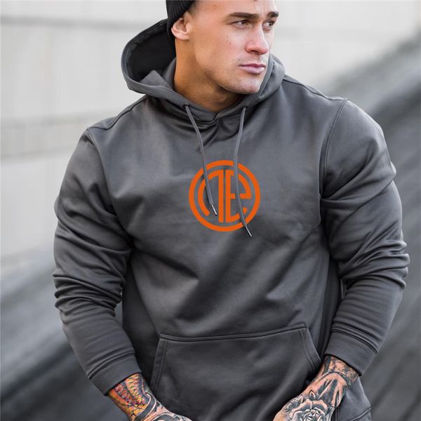 

men's fashion fitness coat singlets sweatshirts mens hoodies stringer bodybuilding fitness shirts suitable for autumn c1118, Black;white