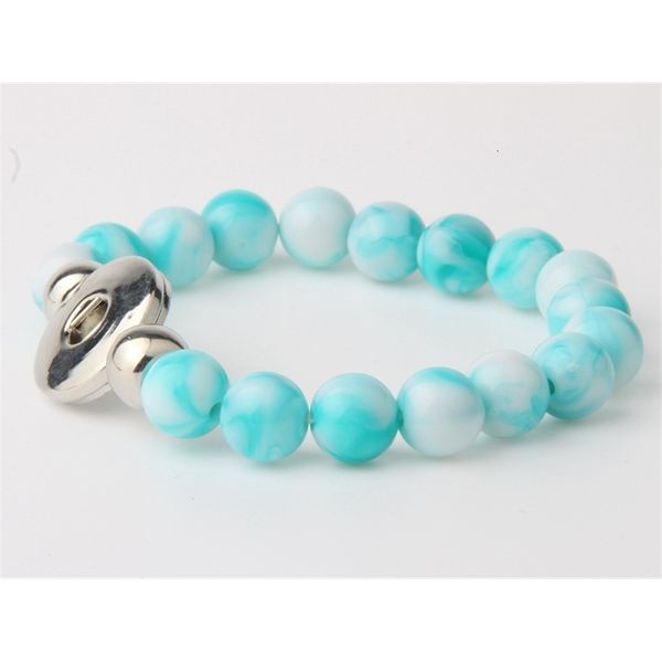 

button natural stone beads bracelet and 18mm bangles fit ginger snap jewelry diy making