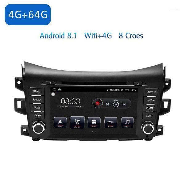 

car multimedia player 1 din android 8.1 car dvd for navara 2017-2018 8" 4g/32g/64gtouch screen radio gps1