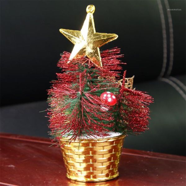 

christmas tree deskchristmas decoration mini tree artificial wall hanging ornaments decoration1