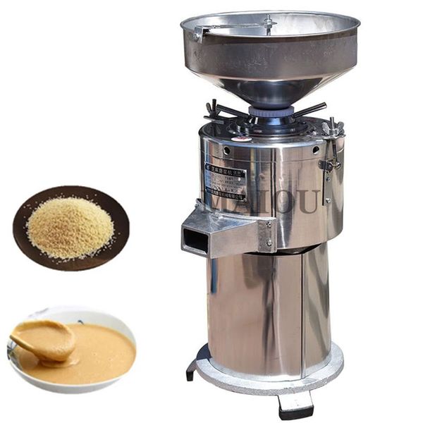 Ticari Fıstık Susam Tereyağı Machinepeanut Yağı Öğütücü 220 V / 110 V Çikolata Fasulye Kolloid Değirmen Reçel Yapıştır Öğütücü Yapma Makinesi 1500 W