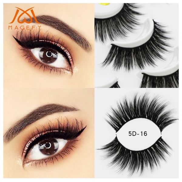 

outmaquillaje 7pairs of lotuses with 5d mink false eyelashes and natural dense eyelashes thick makeup tools mink lashes