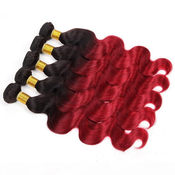 

clearance sale ombre hair unprocessed brazilian body wave peruvian indian malaysian human color human virgin hair extensions ing, Black