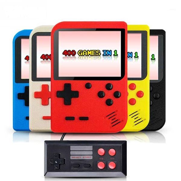 

portable game players 2021 retro console built-in 400 games support 2 player 8-bit 3.0 inch handhel for child nostalgic1