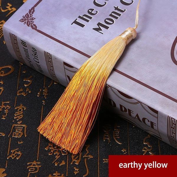 

12pcs lot 12cm gradient color tassels silk fringe sewing bangs tassel trim decorative key tassels for curtains home decoration h jllolw
