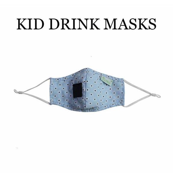 

factory party children drink masks for anti pm2.5 pollution fog cotton mouth straw mask reusable washable dustproo pvrux