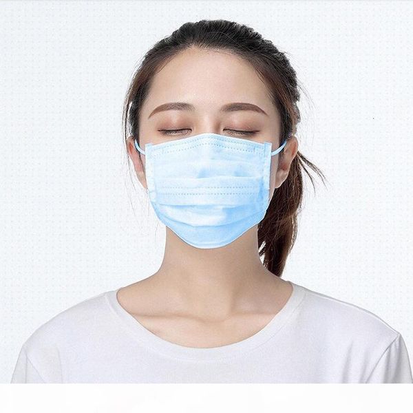 

protect 3-ply dust layer outdoor masks three health ekdcc qwrx mouth cover fa non-woven mask ear-loop disposable breathable ceaox onigc