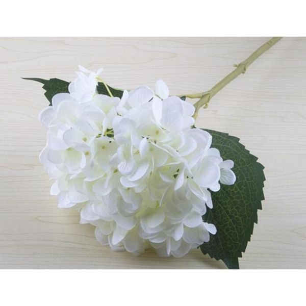 

18 colors artificial hydrangea flower fake silk single real touch bouquet hydrangeas for wedding centerpieces home bbyjby bde_luck