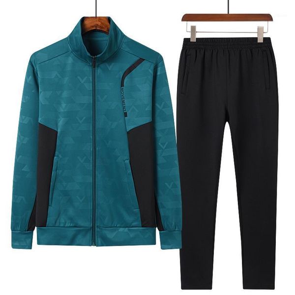 

sportswear men sets new fashion tracksuit male spring autumn suits 2 piece sweatshirt+pants jogging clothing1, Gray