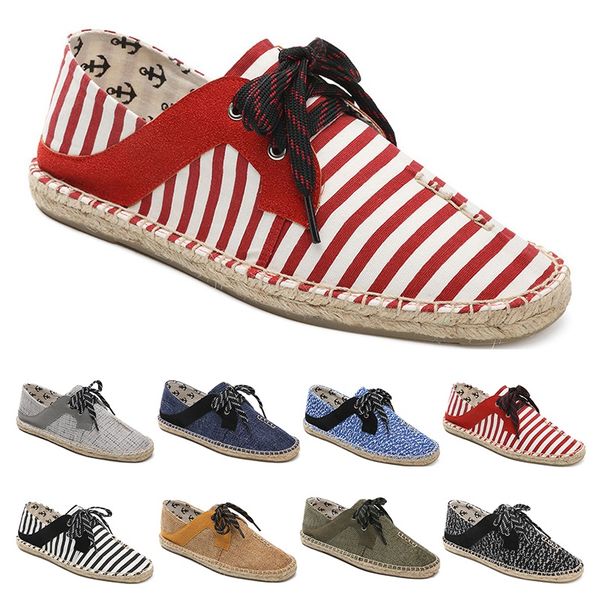 

canvas shoes breathable straw hemp rope mens womens big size 36-44 eur fashion breathable comfortable black white green casual nine 73