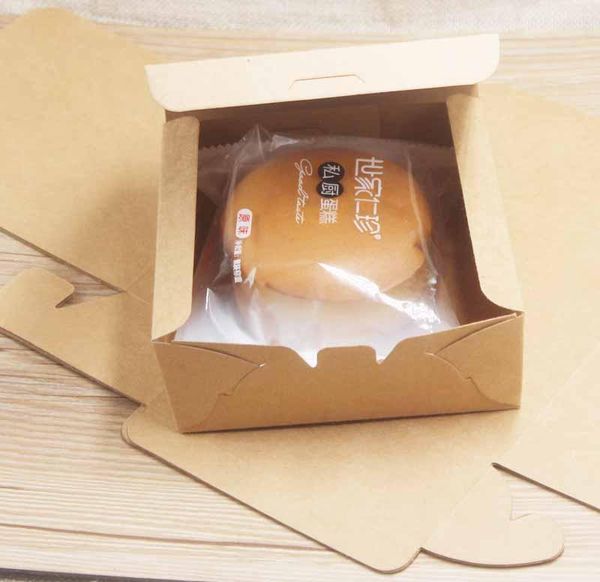 

2019 новые 5шт лот 12x12x4.5cm белый черный крафт цвет бумаги свадебный candy birthday party или food box хэллоуин подарочная коробка bbyuqn