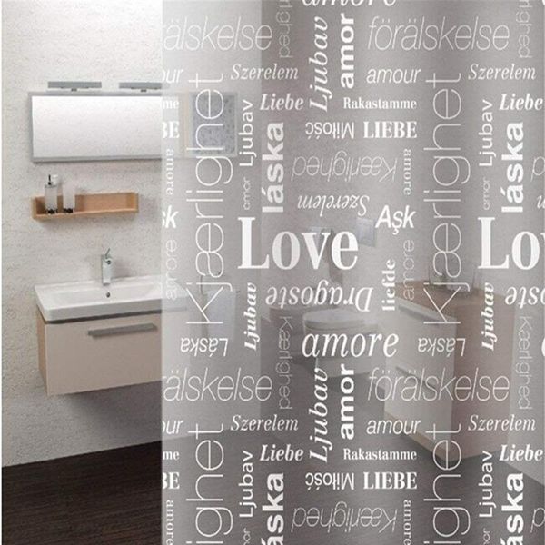 

original 180x180cm love clear bath shower curtains for bathroom mold resistant waterproof shower bath curtain wi wmtkex