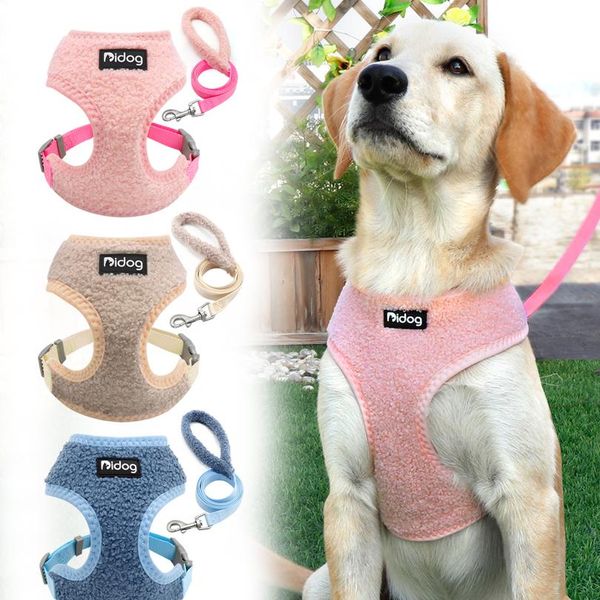 

soft pet dog harness and leash set nylon breathable dog harness vest lead leash for small medium large dogs french bull bbyudp