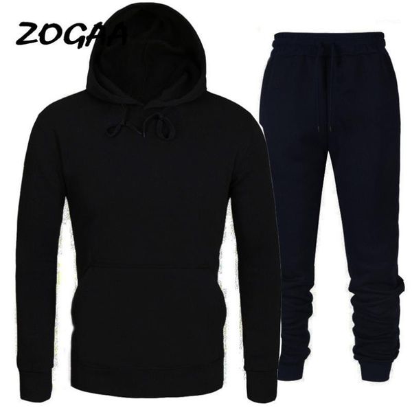 

men's tracksuits zogaa2021 men's suit autumn korean fashion youth handsome casual sports long-sleeved sweater two-piece suit1, Gray