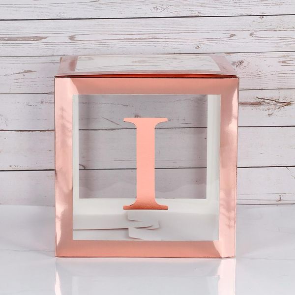 

fengreise rose gold прозрачный шар box box детское душевое украшение первый день рождения декор декор дети дети babyshower мальчик девушка и