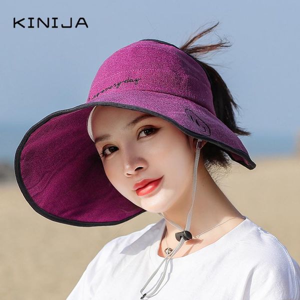 

bucket hat широкий краевые пустые верхние складные козырьки шапки улыбающиеся лицо вышитые женские пляж шапка шляпа гибкие купол хвостик сол